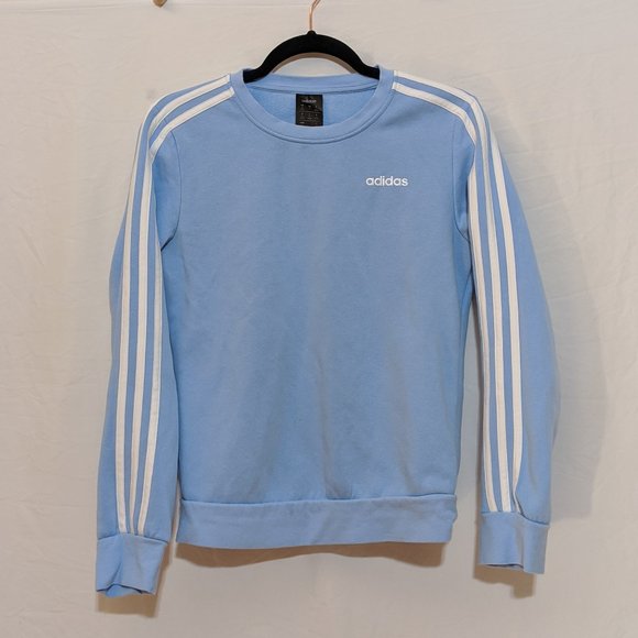 baby blue adidas hoodie womens